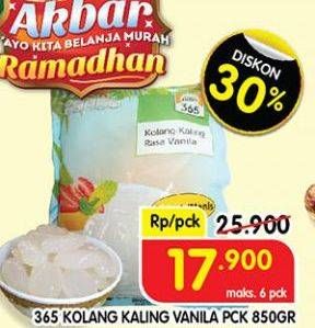 Promo Harga 365 Kolang-Kaling Vanila 850 gr - Superindo