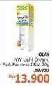 Promo Harga OLAY Natural White Light With UV Protection Whitening Cream 20 gr - Alfamidi
