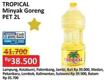 Promo Harga Tropical Minyak Goreng 2000 ml - Alfamart