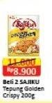 Promo Harga Ajinomoto Sajiku Tepung Bumbu Golden Crispy per 2 sachet 200 gr - Alfamart