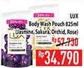 Promo Harga LUX Botanicals Body Wash Velvet Jasmine, Sakura Bloom, Magical Orchid, Soft Rose 850 ml - Hypermart