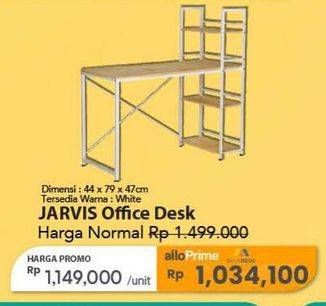 Promo Harga Jarvis Office Desk 44x79x47cm  - Carrefour