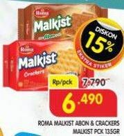 Promo Harga Roma Malkist Abon, Crackers 135 gr - Superindo