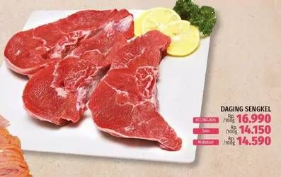 Promo Harga Daging Sengkel (Shankle) per 100 gr - LotteMart