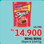 Promo Harga Beng-beng Share It per 10 pcs 9 gr - Alfamidi