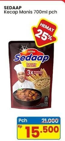 Promo Harga Sedaap Kecap Manis 700 ml - Indomaret