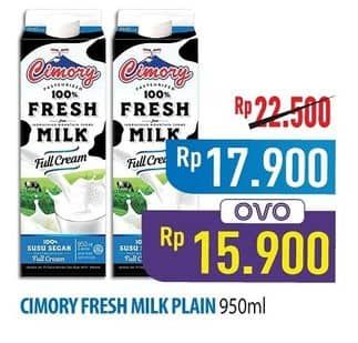 Promo Harga Cimory Fresh Milk Full Cream 950 ml - Hypermart