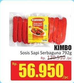 Promo Harga KIMBO Sosis Sapi Serbaguna 24 pcs - Hari Hari