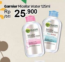 Promo Harga GARNIER Micellar Water 125 ml - Carrefour
