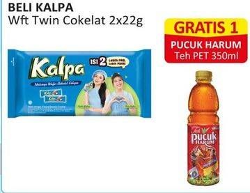 Promo Harga Kalpa Wafer Cokelat Kelapa Twin 48 gr - Alfamart