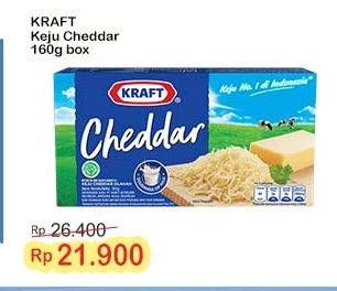 Promo Harga Kraft Cheese Cheddar 160 gr - Indomaret