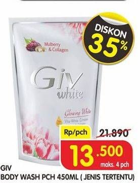 Promo Harga GIV Body Wash 450 ml - Superindo