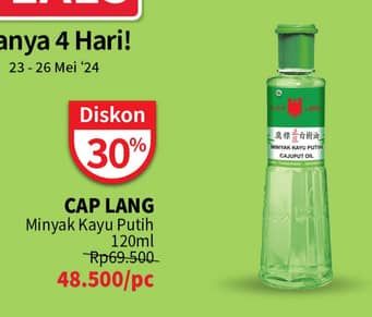 Promo Harga Cap Lang Minyak Kayu Putih 120 ml - Guardian
