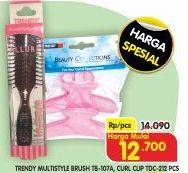 Promo Harga Trendy Multistyle Brush/Trendy Curl Clip   - Superindo