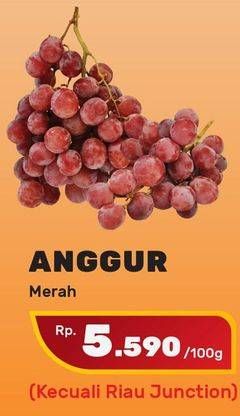 Promo Harga Anggur Merah per 100 gr - Yogya