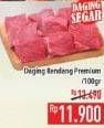 Promo Harga Daging Rendang Sapi Premium per 100 gr - Hypermart