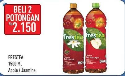 Promo Harga FRESTEA Minuman Teh Apel, Jasmine per 2 botol 1500 ml - Hypermart