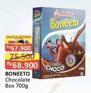 Promo Harga ANCHOR BONEETO Susu Bubuk Hi Calsium Cokelat 700 gr - Alfamart