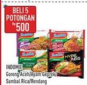 Promo Harga INDOMIE Goreng Aceh/ Ayam Geprek/ Sambal Rica/ Rendang  - Hypermart