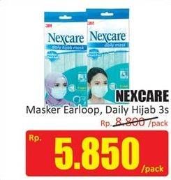 Promo Harga 3M NEXCARE Masker Earloop, Daily Hijab 3 pcs - Hari Hari