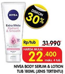 Promo Harga NIVEA Body Serum 180 ml - Superindo