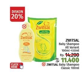 Promo Harga Zwitsal Classic Baby Shampoo  - LotteMart