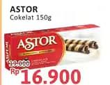 Promo Harga Astor Wafer Roll Chocolate 150 gr - Alfamidi