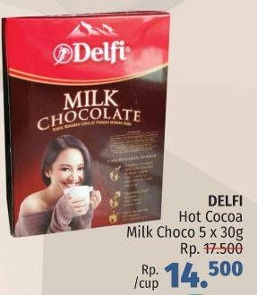 Promo Harga Delfi Hot Cocoa Indulgence per 5 sachet 30 gr - LotteMart