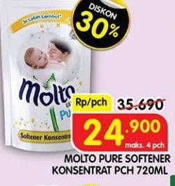 Promo Harga MOLTO Softener Ultra Pure 720 ml - Superindo