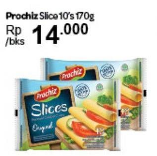 Promo Harga PROCHIZ Slices per 10 pcs 170 gr - Carrefour