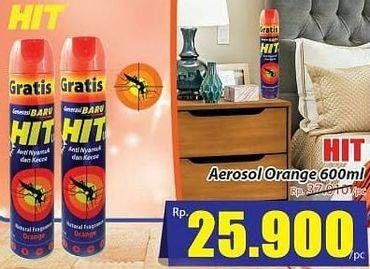Promo Harga HIT Aerosol Orange 600 ml - Hari Hari