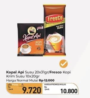 Promo Harga Kapal Api/Fresco Kopi  - Carrefour