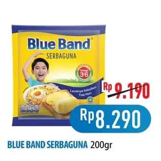 Promo Harga Blue Band Margarine Serbaguna 200 gr - Hypermart