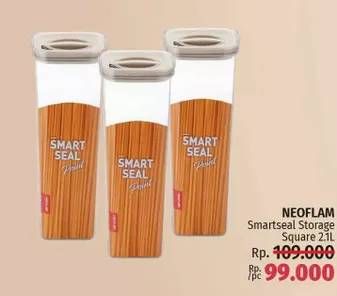 Promo Harga NEOFLAM Smartseal Storage Square  - LotteMart