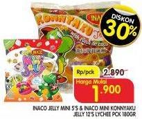 Promo Harga INACO Mini Jelly per 5 cup 15 gr - Superindo