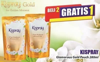 Promo Harga Kispray Pelicin Pakaian Glamorous Gold 300 ml - Hari Hari