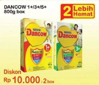 Promo Harga DANCOW Nutritods 1+/3+/5+ per 2 box 800 gr - Indomaret