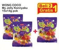 Promo Harga WONG COCO My Jelly per 15 pcs 14 gr - Indomaret