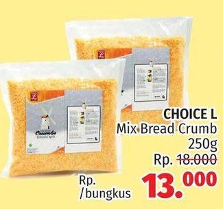 Promo Harga Choice L Mix Bread Crumb 250 gr - LotteMart