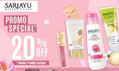 Promo Harga SARIAYU Cosmetics All Variants  - TIP TOP
