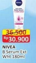 Promo Harga Nivea Body Serum Extra White Anti Age 180 ml - Alfamart