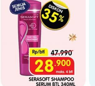 Promo Harga Serasoft Shampoo All Variants 340 ml - Superindo