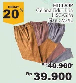 Promo Harga HICOOP Long Pants Piyama Segi  - Giant