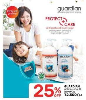 Promo Harga GUARDIAN Antibacterial Body Wash 1 ltr - Guardian