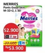 Promo Harga Merries Pants Good Skin M34, L30 30 pcs - Alfamart