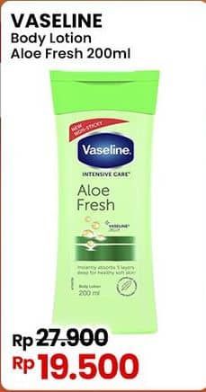 Promo Harga Vaseline Body Lotion Aloe Fresh 200 ml - Indomaret