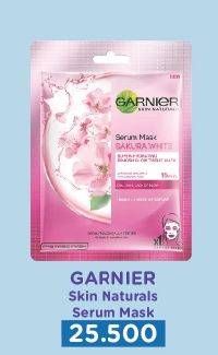Promo Harga GARNIER Serum Mask Sakura White - Japanese Sakura 32 gr - Watsons