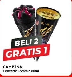 Promo Harga Campina Concerto Icownic Black Forest 80 ml - Alfamart