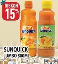 Promo Harga Sunquick Minuman Sari Buah 840 ml - Hypermart