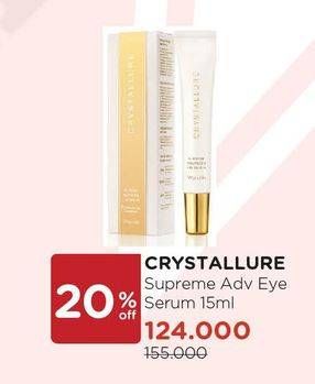 Promo Harga WARDAH Crystallure Supreme Advanced Eye Serum 15 ml - Watsons